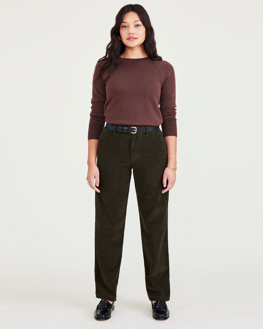 (image for) Unique Original Khakis, High Waisted, Straight Fit